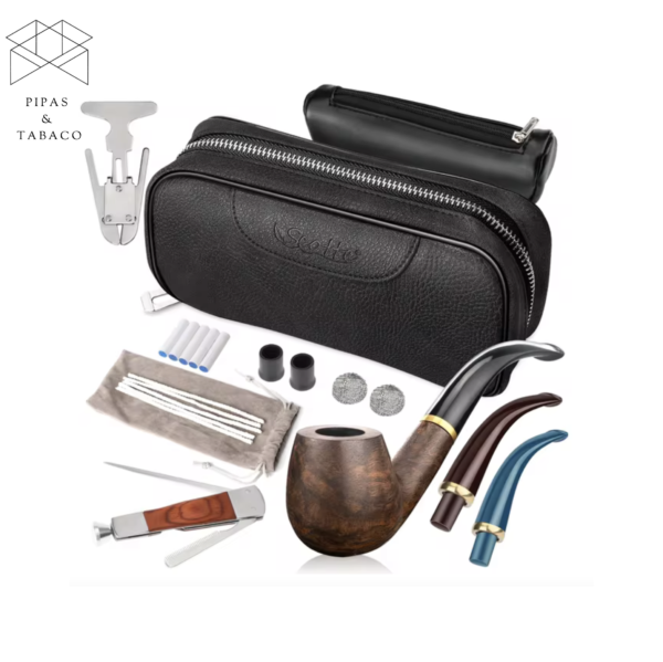 Kit Pipa para fumar tabaco